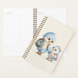 Cuaderno Planificador Diario Little Blue Bird