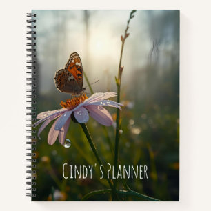 Cuaderno Planificador/Diario Mariposa Personalizable