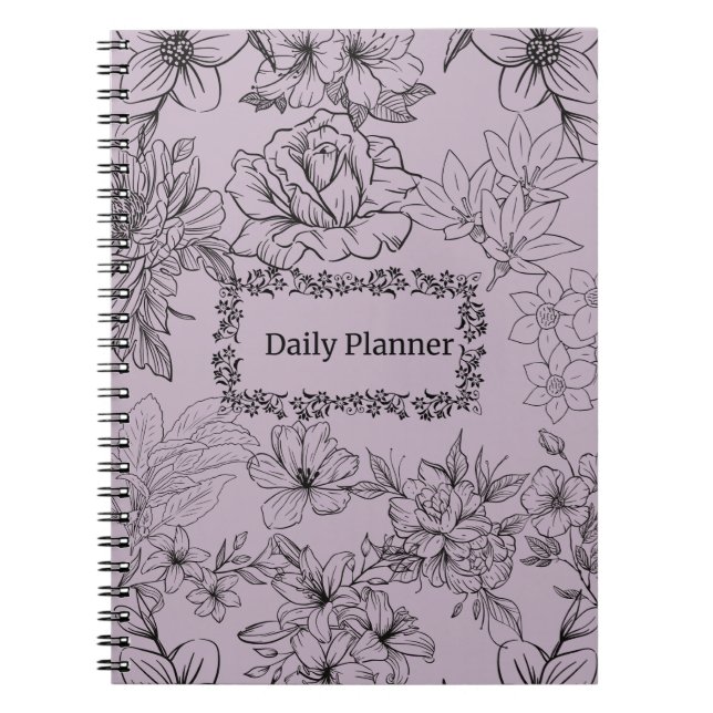 Cuaderno Planificador diario para las mujeres (Frente)