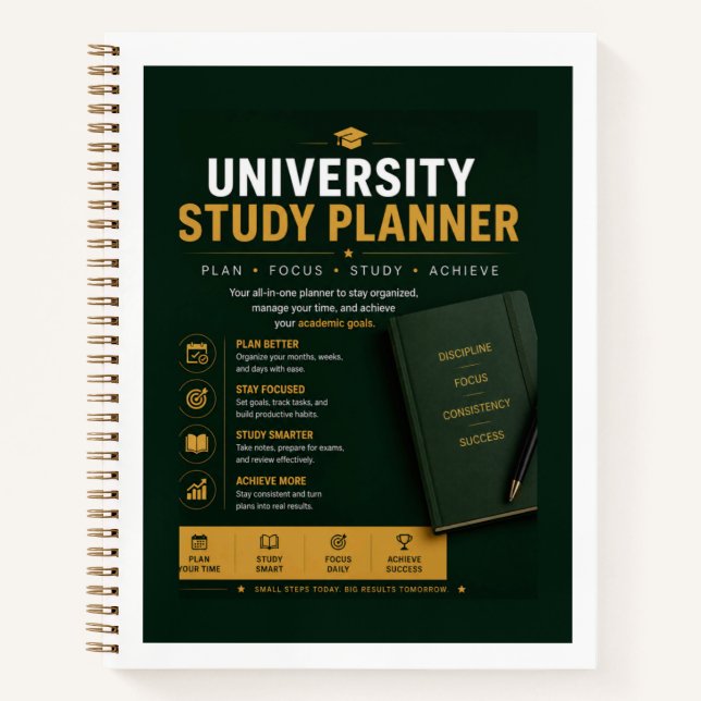 Cuaderno Planificador Estudiantil (Anverso)