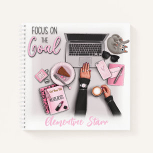 Cuaderno Planificador HQ "Enfócate en la Meta" par