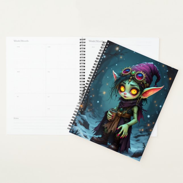 Cuaderno Planificador Lil Elfie Spiral (Demostración)