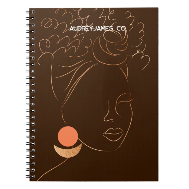 Cuaderno Planificador Mágico de Chica Negro (Frente)