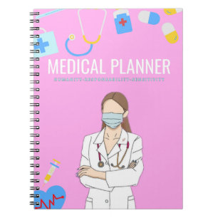 Cuaderno Planificador médico Planner diario l