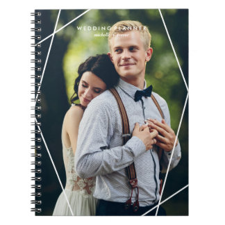 Cuaderno Planificador moderno de la boda de la foto
