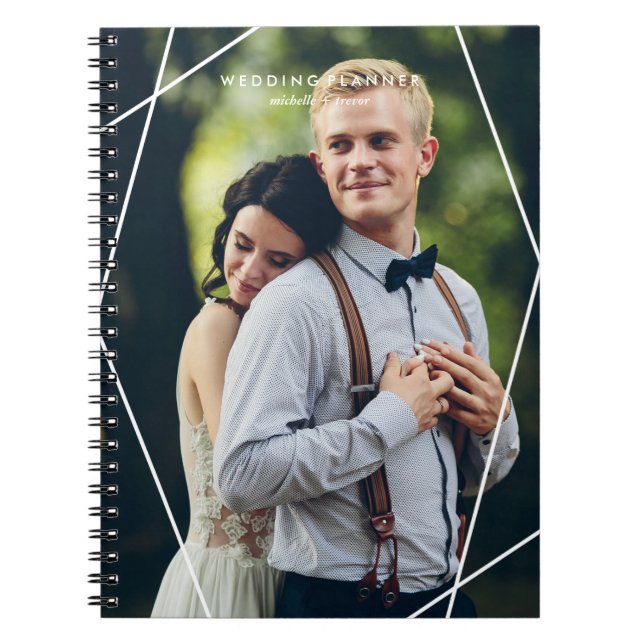 Cuaderno Planificador moderno de la boda de la foto (Frente)