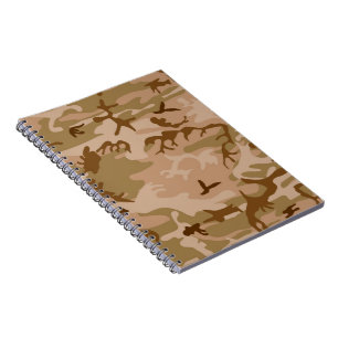 Cuaderno Planificador para portátiles de camuflaje de arena