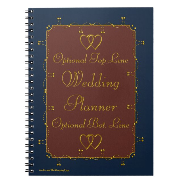 Cuaderno Planificador personalizado de la colección de Boda (Frente)