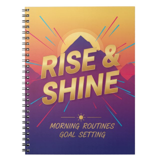 Cuaderno Planificador Rise & Shine (Frente)