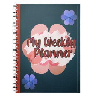 Cuaderno planificador semanal