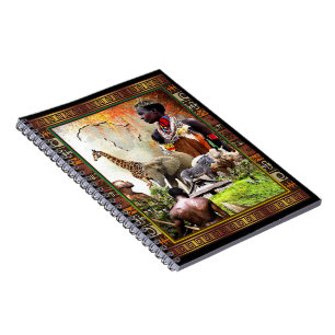 Cuaderno Planificador tribal de reina africano