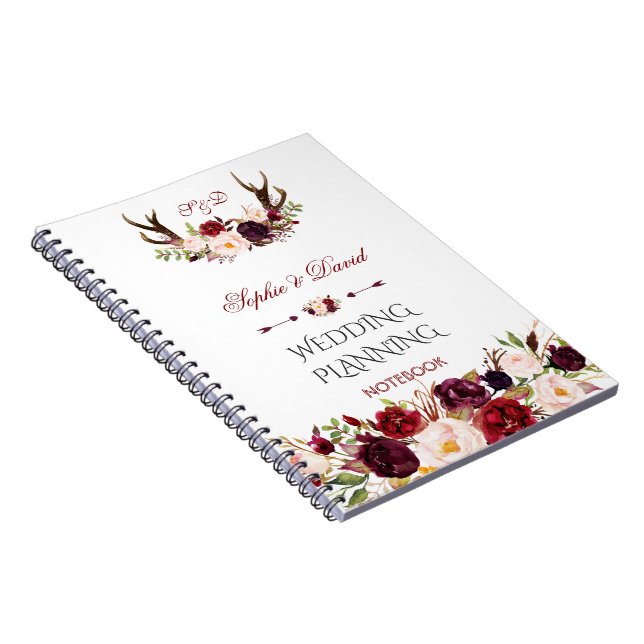Cuaderno Planner de matrimonio para los animadores florales (Lado Derecho)