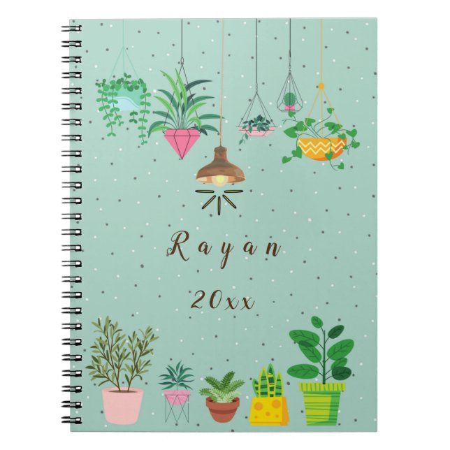Cuaderno Planner de planta grande (8,5" x 11") (Frente)