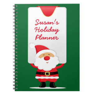 Cuaderno Planner de vacaciones de Santa Cute