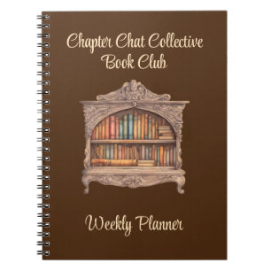Cuaderno Planner del club de libros de cuento de hadas