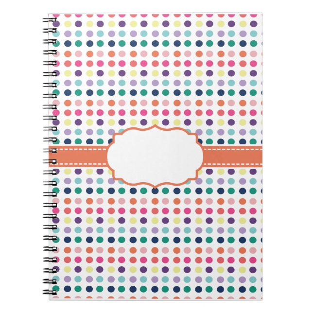 Cuaderno PlannerJournal sobre el tema de la etiqueta de per (Frente)