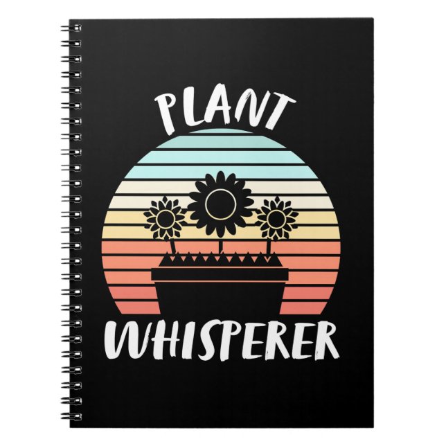 Cuaderno Plant Whisperer Retro Vintage (Frente)