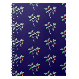 Cuaderno planta de berry roja