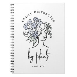 Cuaderno Planta de Cuta Floral Boho de Jardinero Distrado