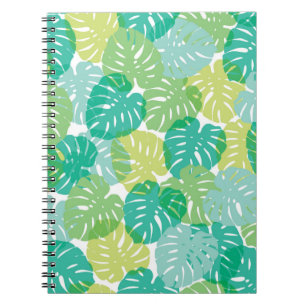 Cuaderno Planta de queso y palmera exótica tropical monster