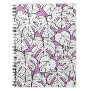 Cuaderno Planta de quesos exótica vegetación tropical de mo