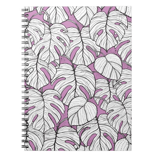 Cuaderno Planta de quesos exótica vegetación tropical de mo (Frente)