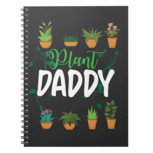 Cuaderno Planta Papi Flor Jardinero padre Florismo