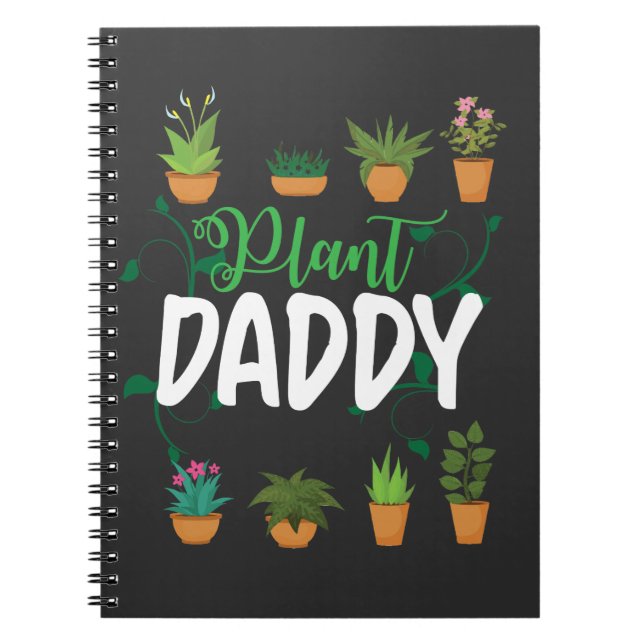 Cuaderno Planta Papi Flor Jardinero padre Florismo (Frente)