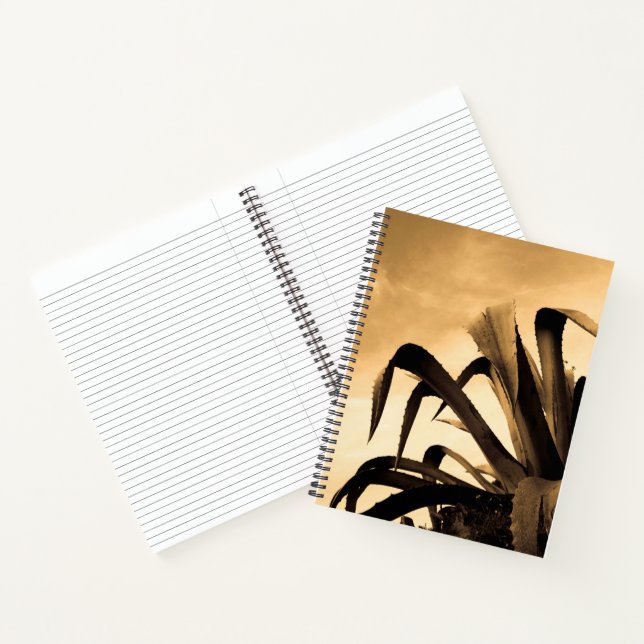 Cuaderno Planta Sepia Aloe (Interior)
