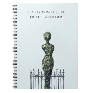 Cuaderno Planta verde con forma femenina