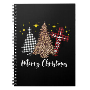 Cuaderno Plantar Navidad Árbol Cruz Cristiana Jesucristo