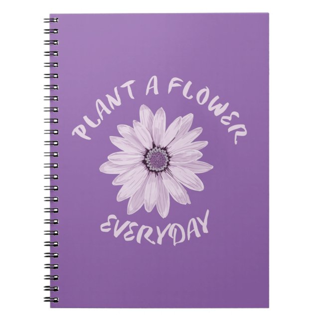 Cuaderno Plantar Una Flor Cada Día (Frente)
