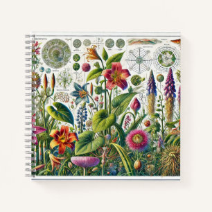 Cuaderno Plantas Florales y Diseño de Diagramas Celulares