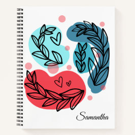 Cuaderno Plantas Resumen Rojo Y Azul