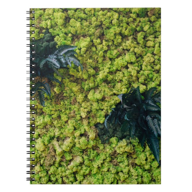 Cuaderno Plantas verdes arboladas (Frente)