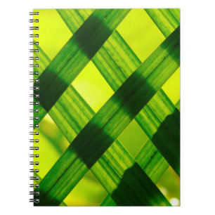 Cuaderno Plantas verdes tejidas con hojas