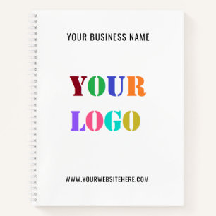 Cuaderno Plantilla de bloc de notas comercial de texto con