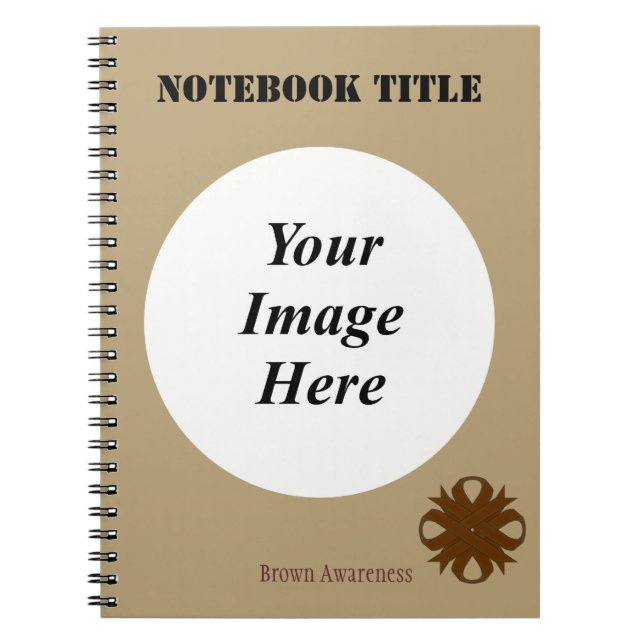 Cuaderno Plantilla de Cinta Clover Brown por Kenneth Yoncic (Frente)