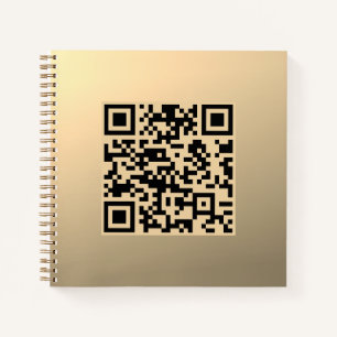Cuaderno Plantilla de código QR editable al instante   Fals