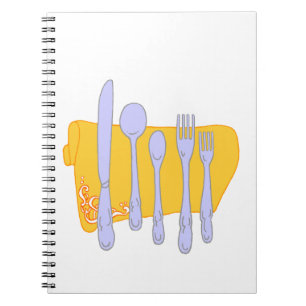 Cuaderno Plantilla de diseño de cocina de Dinnerware