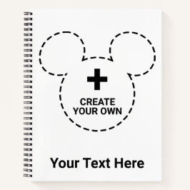 Cuaderno Plantilla de texto