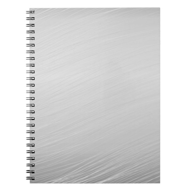 Cuaderno Plantilla de textura de fondo gris (Frente)