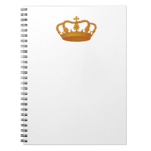 Cuaderno Plantilla del artículo del regalo de la corona de