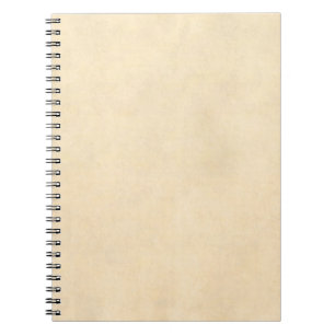 Cuaderno Plantilla del pergamino del cuero del moreno del