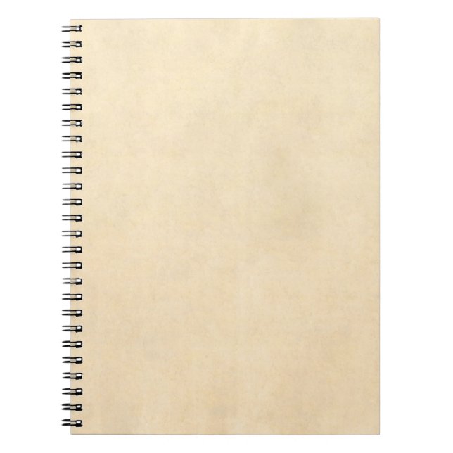 Cuaderno Plantilla del pergamino del cuero del moreno del (Frente)