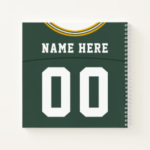 Cuaderno Plantilla para bloc de notas de Jersey de personal