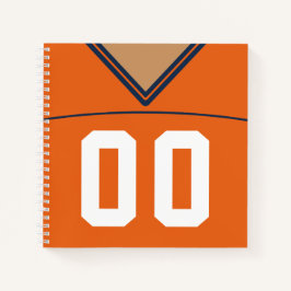Cuaderno Plantilla para bloc de notas de Jersey de personal