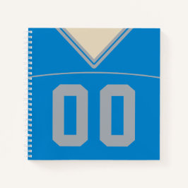 Cuaderno Plantilla para bloc de notas de Jersey de personal