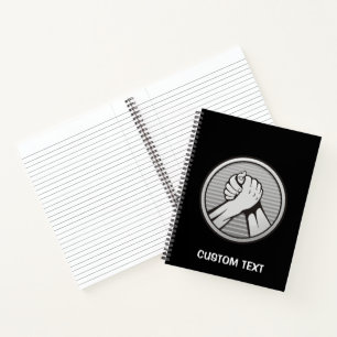 Cuaderno Plata de lucha de brazos
