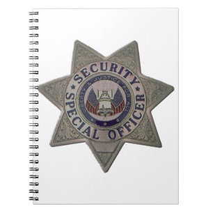 Cuaderno Plata especial del oficial de la seguridad